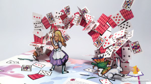 Alice Wonderland Pop-up book
