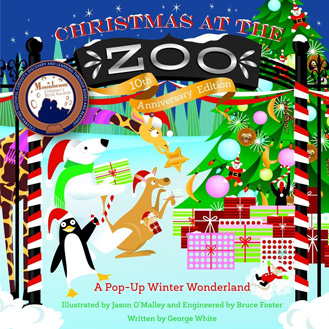 Christmas at the Zoo pop-up book