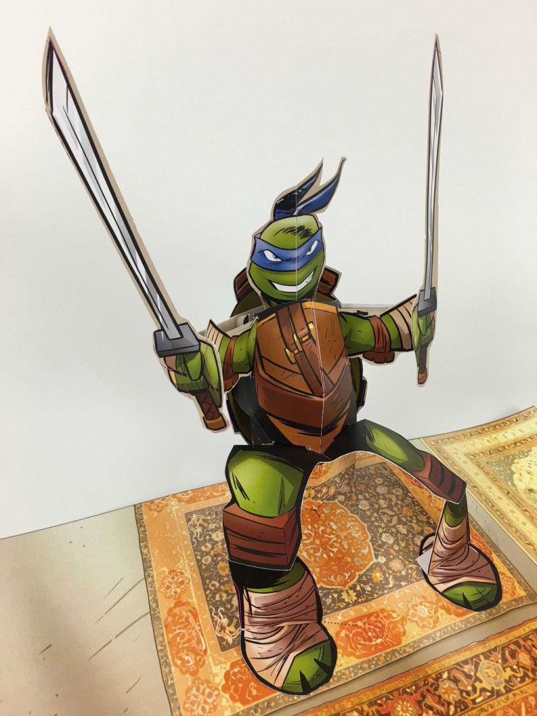 teenage mutant ninja turtles pop-up book