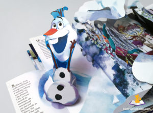 frozen pop-up book