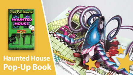 haunted house pop-up book