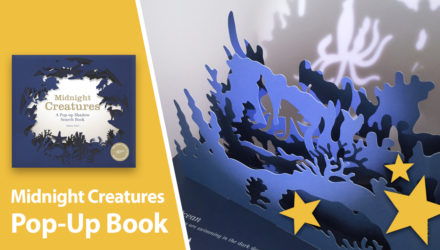 midnight creatures shadow pop-up book