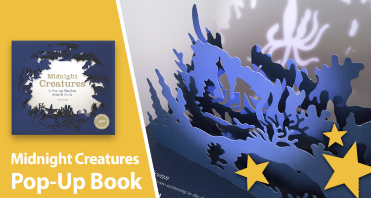 midnight creatures shadow pop-up book