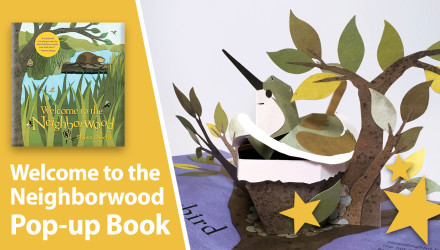 welcome neighborwood pop-up book