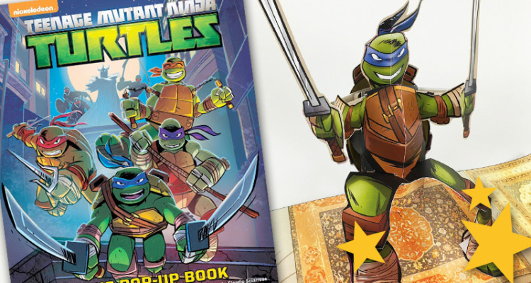 ninja turtles pop-up book