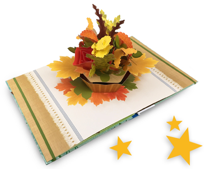 Paper Blossoms For All Seasons Pop-Up Book