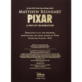 pixar pop-up book