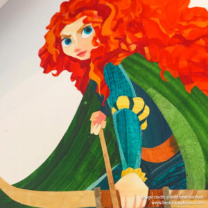 Pixar Pop-up Book Artwork - Brave