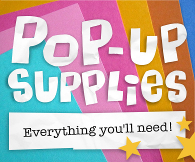 Pop-up supplies