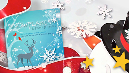 snowflakes pop-up book