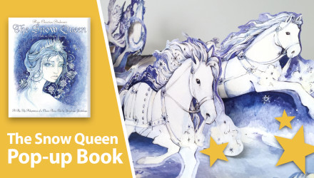snow queen pop-up book