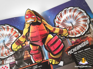 teenage mutant ninja turtles pop-up book Michelangelo
