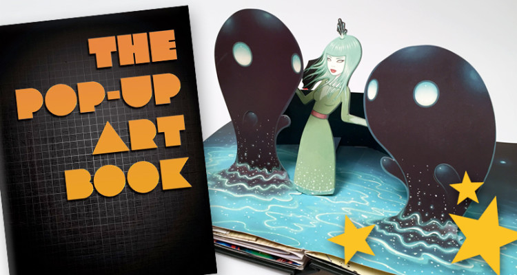 pop-up art book