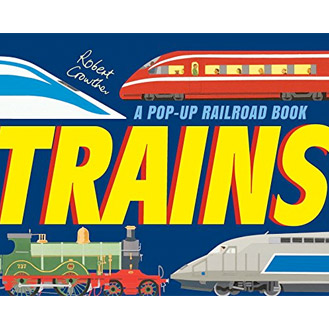 Trains a railroad Pop-up Book