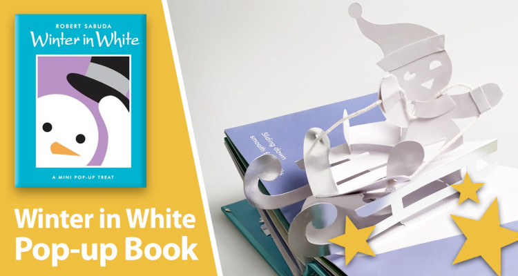 Winter in WHite pop-up book